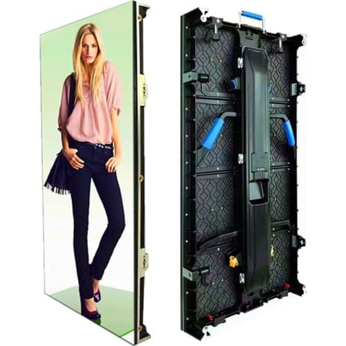 LED Screen Display P3.91 Indoor Full Color SMD500x1000mm 1/16 Scanning Die Casting Aluminum Cabinet Rental Matrix Sign