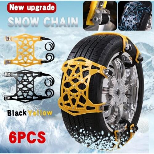 Thicker TPU Snow Chains Universal Car Suit Tyre General Automobile Tire For SUV Off-road Safety Chains Snow Mud Ground Anti Slip