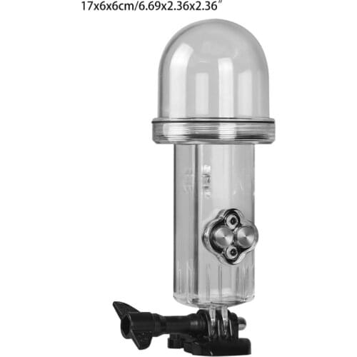 R2JA Waterproof Housing Case Compatible with Pocket Shockproof 60M Underwater Camera Diving Protector