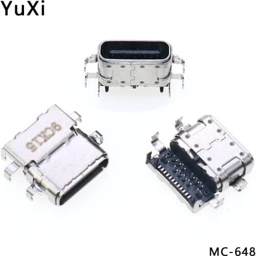 YUXI 10Pcs For Xiaomi Laptop Charger Charging 12Pin Tail Plug 161301-CN 13.3 Inch TYPE-C Power Charging Port