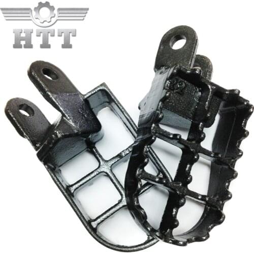 Aftermarket free shipping motorcycle parts Motocross MX Foot Pegs For kawasaki 1997-2007 KLX300R 1993-1995 KLX650 GRAY