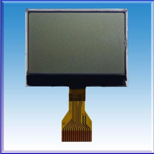12864G-33002 14PIN 12864, dot matrix, LCD module, FSTN, transflective, serial port, plug-in FPC