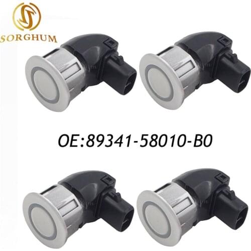 4PCS 89341-58010-B0 89341-58010 PDC Ultrasonic Backup Aid Parking Sensor Fits For Toyota Alphard