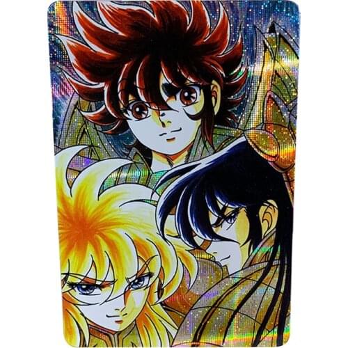 8pcs/set Anime Saint Seiya Flash Cards THE LOST CANVAS Game Collection Cards Creative Gift New Hot