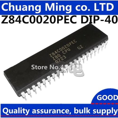 Free Shipping 5-10pcs Z84C0020PEC Z84C0020 84C0020 DIP40 Z80 CPU Z80CPU Microprocessor ic
