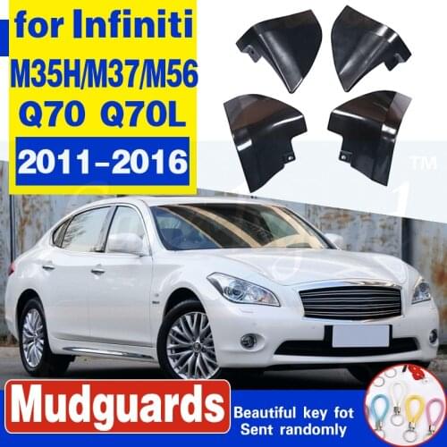 CAR Splash Guards Mud Guards Mud Flaps FENDER FIT FOR 2011-2016 Infiniti M35H M37 M56 Q70 Q70L