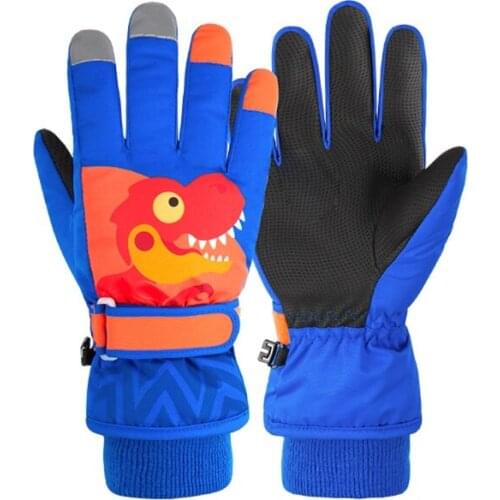 2020 Children Kids Boys Girls Mittens Gloves Outdoor For Winter Warm Waterproof Windproof Thick Ski Gloves