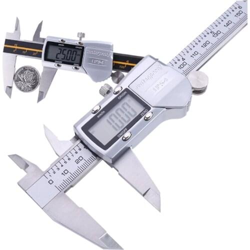 Tools Digital Display Vernier Calipers 0-150mm Stainless Steel Caliper Industrial High Precision Measuring Instrument Micrometer