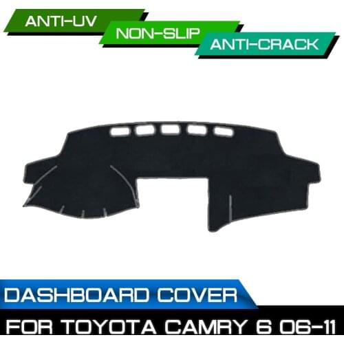Car Dashboard Mat Anti-dirty Non-slip for Toyota Camry 6 2006 2007 2008 2009 2010 2011 Dash Cover Mat UV Protection Shade