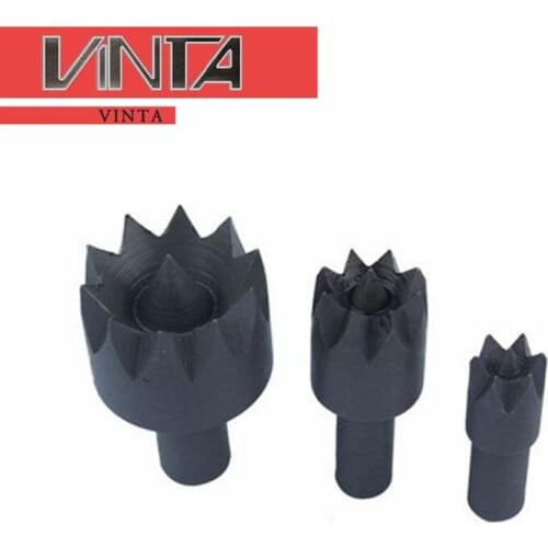 2PCS Woodworking lathe accessories Plum thimble top Chuck top and tail rotary tool post Small straight tailstock