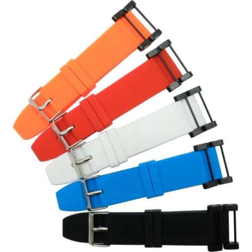 24mm Silicone Rubber Watchband For Suunto Core Essential Series Watch Band Strap Belt Repalce And 2Pcs screwdriver