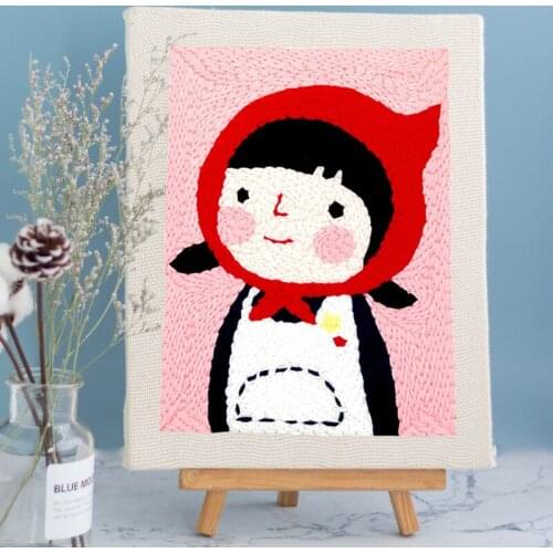 Needle Pen Wool Rubbing Show Handmade DIY Material Package Cross Stitch New Men And Women Gift Valentines Day Christmas