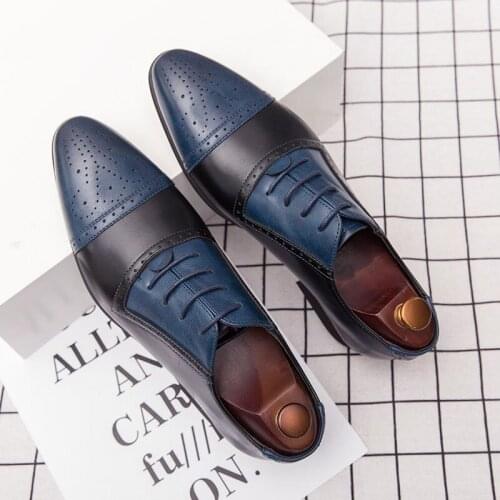 Summer large 38-48 mens leather casual shoes luxury leather shoes mens casual office business wedding shoes Oxford Shoes CIMIM