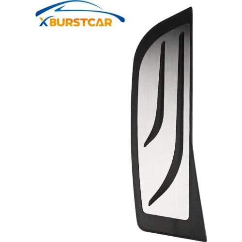 Xburstcar RHD 1Pcs Footrest Pedals Stainless Steel Rest Pedal Cover for BMW 1 2 3 4 5 6 Series X1 X3 X5 X6 F10 F20 F30 G20 G10