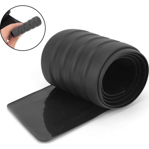 LEEPEE Car Trunk Door Guard Strips Rubber Cover Universal Rear Bumper Guard Auto Sill Plate Protector Guard Trim Pad Car Styling
