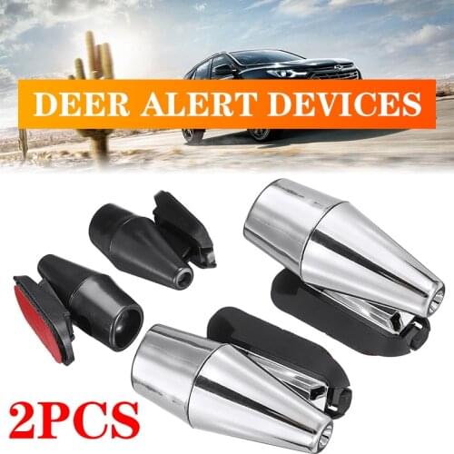 2PCS Universal Car Deer Whistle Device Bell Automotive Animal Deer Warning for Whistles Auto Safety Alert Device
