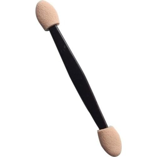 50Pcs 7.5cm Sponge Stick Eye Shadow Applicator Cosmetic Makeup Tools Makeup Tool Double-head Eyeshadow Brush