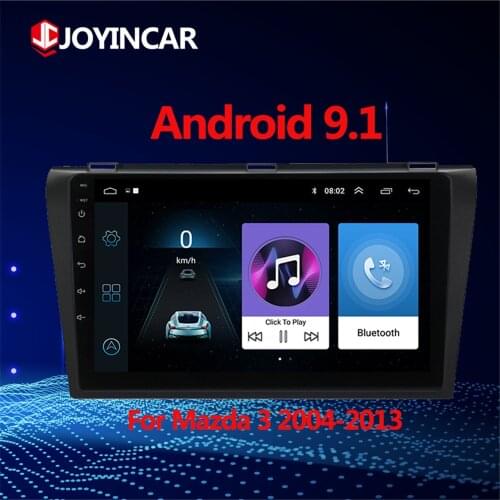 Android 9.1 Car Radio stereo WIFI Bluetooth FM 2G +32G 2 din DVD Multimedia Player For Mazda 3 2004-2013