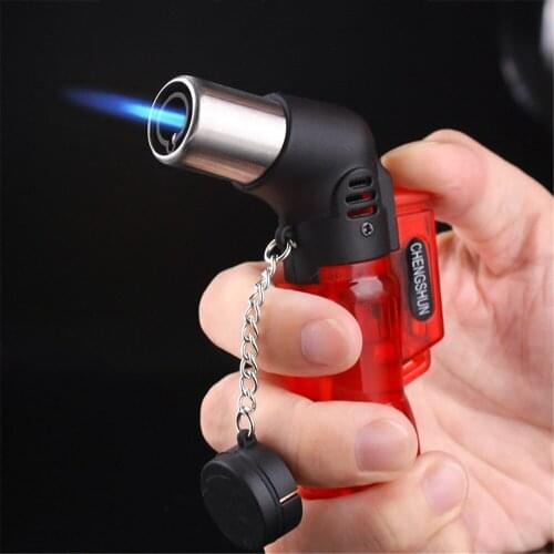 Butane Jet Flame Cigarette Windproof Lighter Fire Adjustable Ignition Burner Refillable Torch Lighter Portable Cigar Gas Lighter