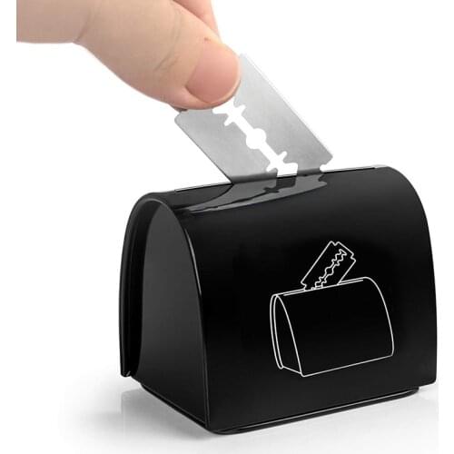 Razor Blade Disposal Case Safety Razor Blade Safe Storage Bank Fits All Types Of Double Edge Shaving Blades