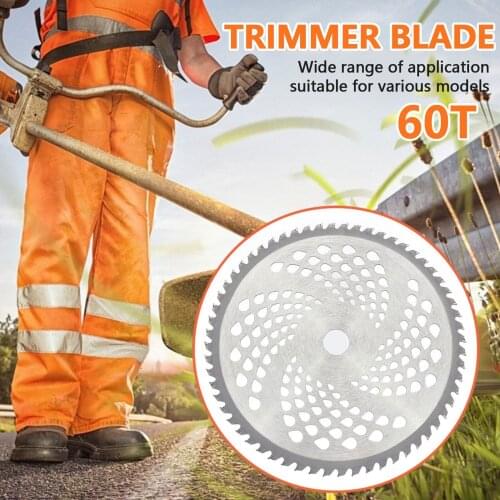 ANENG Alloy Circular Brush Cutter Trimmer Saw Blades with Holes for 1in Lawn Mowers Home Garden Backyard Orchard Park