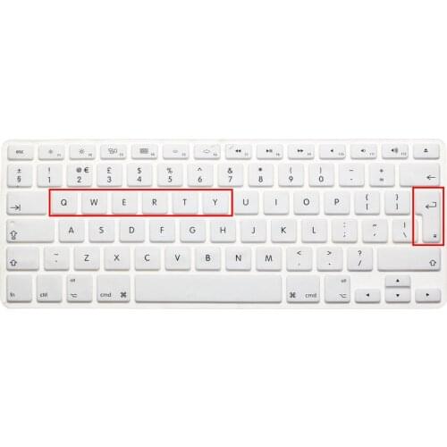For Macbook Pro 17" A1297 MD318 MC725 MC024 MB604 MC226 MC024 MC725 MD311 Euro English Silicone Keyboard Skin Cover Shield
