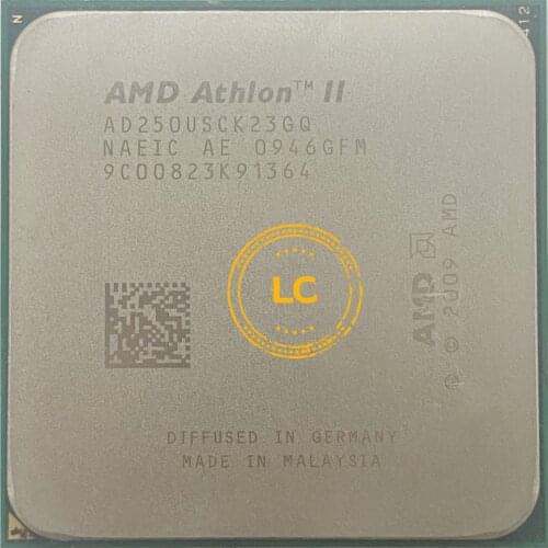 AMD Athlon II X2 250u 1.6 GHz Dual-Core CPU Processor AD250USCK23GQ Socket AM3