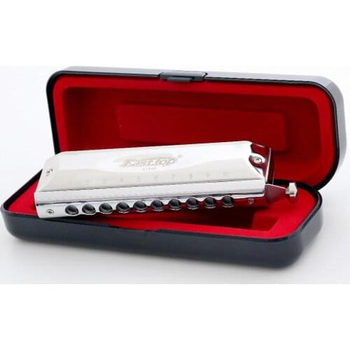 EASTTOP Chromatic harmoncia 10 hole 40 tone professional chromatic mouth organ harmonica for player,gift