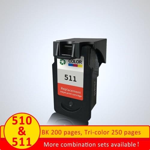 XiangYu compatible PG510 CL511 Ink Cartridge for Canon PG 510 510XL for MP480 MP490 MP240 MP250 MP260 IP2700 printer