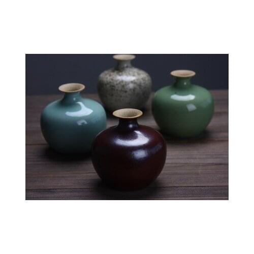 Jingdezhen ceramic vase by hand Mesa art furnishing articles