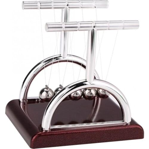 's Cradle Steel Balance Ball Physics Science Pendulum Desk Fun Toy Gift Cradle Balance Steel Balls Physics Science Balls