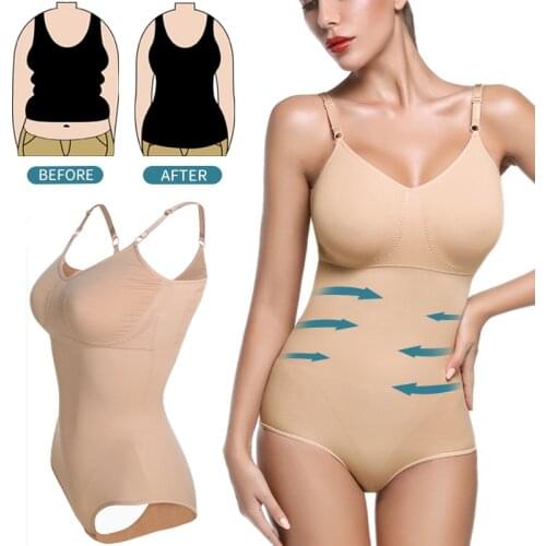 Bodysuit Shapewear Waist Trainer Full Body Shaper Women Tummy Control Slimming Sheath Abdomen Shapers Slim Corset Modeling Belt