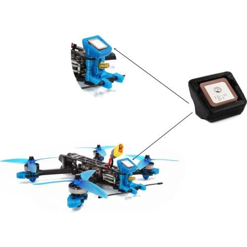 3D Print parts GPS Module Mounting Bracket seat mounting box Black For GEPRC-Mark4 HD5 Drone