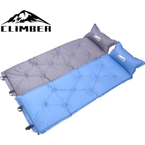 New Store 1pc Self-Inflating Sleeping Pads with Inflatable Pillow,Comfortable Tent Air Mattress Backpacking for Camping,Hiking