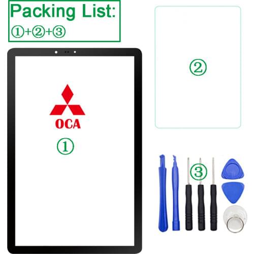 LOVAIN 1Pcs For Samsung Galaxy Tab S4 10.5 T830 T835 T837 Front Glass 10.5" Touch Screen LCD Outer Panel Lens Replacement