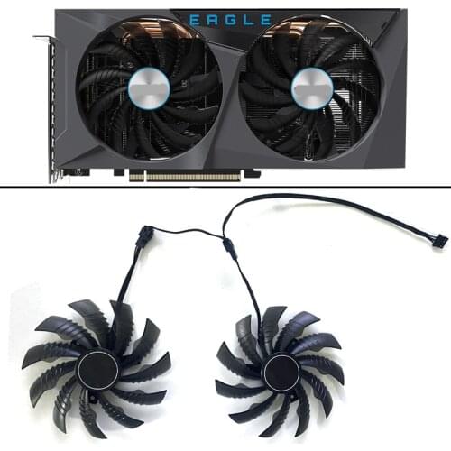 Original 95mm PLD10010S12H 4PIN RTX3060 GPU FAN For RTX3060 Ti EAGLE Gigabyte GTX 1650 1660Ti RTX 2060 2070 Graphics Card Fans