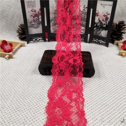 R1162 6cm The Swiss lace veil Swiss red lace decoration
