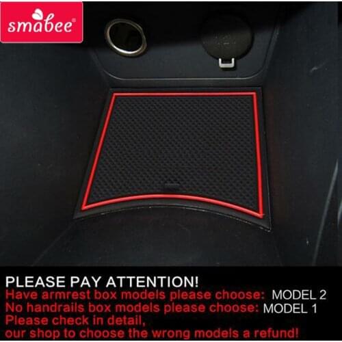 For Hyundai Solaris 2011 - 2016 Gate Slot Cup pad Door Groove Mat Auto interior Non-slip Mat Accessories Rubber Coaster