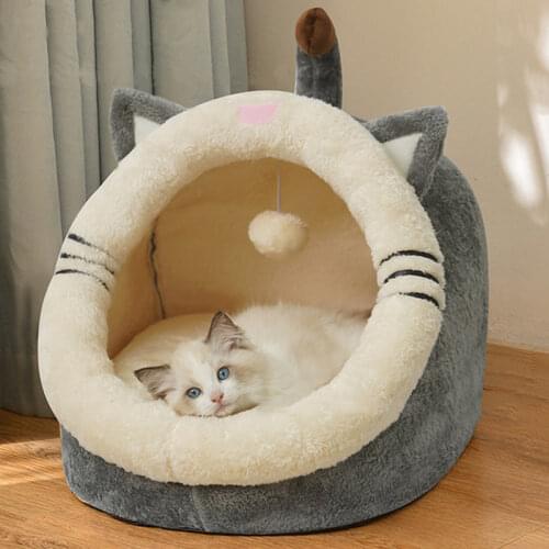 Removable Cat Bed House Kennel Nest Pet Nest Cat Tent Dog Kennel Sofa Bed Cushion Pet Bed Cat House Dog House Cat Mat Kitten Bed