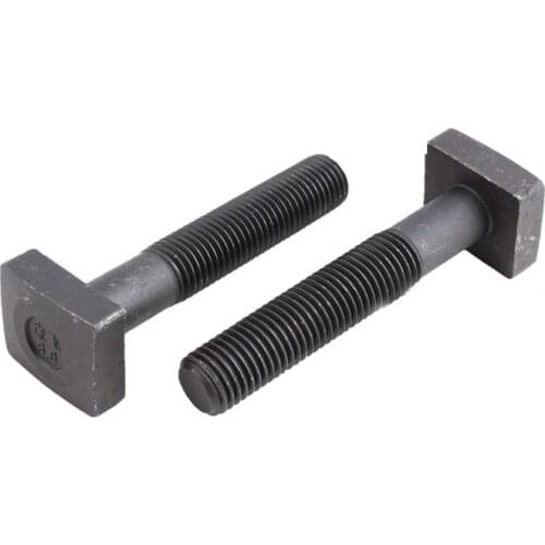Hardened Square Head 45# Steel T Shape Mold Press Screw M12 M14 M16 T Bolt Rod
