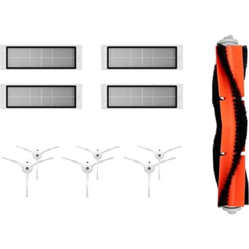 For Xiaomi Roborock S50 S51 S5 S6 E25 E35 Parts Main Brush HEPA Filter Side Brush for Xiaomi Vacuum Cleaner Accessories