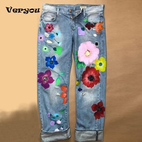 BISHAN Women's Loose Jeans