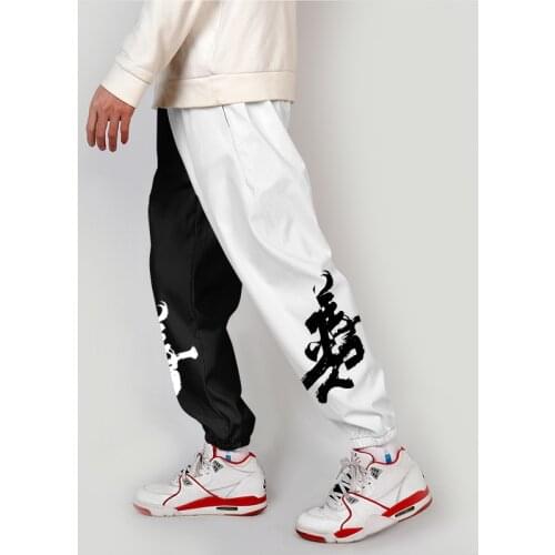 2020 New 3D Print Good and evil Sweatpants Women/Men Fitness Joggers Spring High Street Anime Trousers Casual Pants Sweatpant