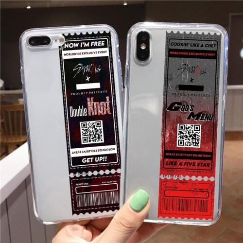 For Samsung Galaxy A72 A52 A32 A51 A50 A21S A12 A02S A20e A31 A30 A42 A41 A40 A71 A70 A91 A6 A7 A9 2018 Stray Kids Tickets Cases
