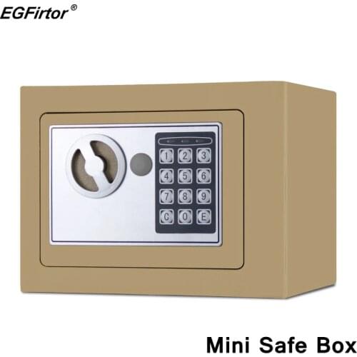 Digital Security Alarm Household Mini Safety Box Drop Cash Safe Box Jewelry Home Office Wall Type Security Alarm Box Anti-theft