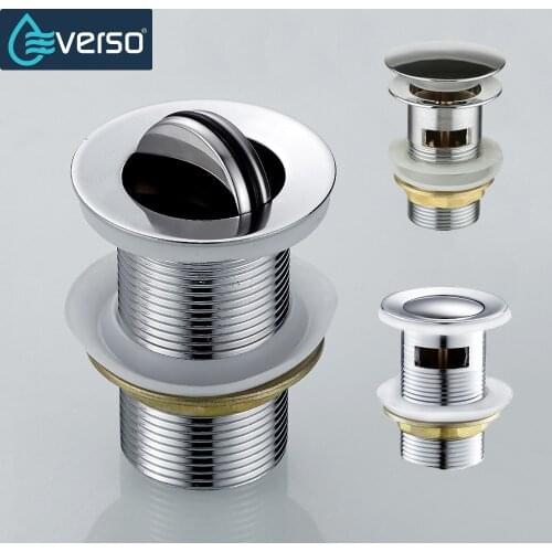 EVERSO Drain With Overflow Bathroom Basin Sink Sink Drain Plugs Kitchen Sink Strainer Shower Drain Stopper Bathtub