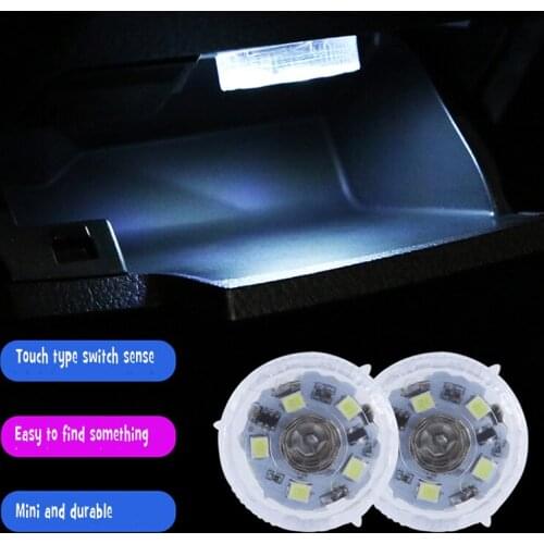1pcs Car Interior Light Mini Reading Lamp Auto Touch Night Light Car Roof Ceiling Lamp Car Lighting Accessories