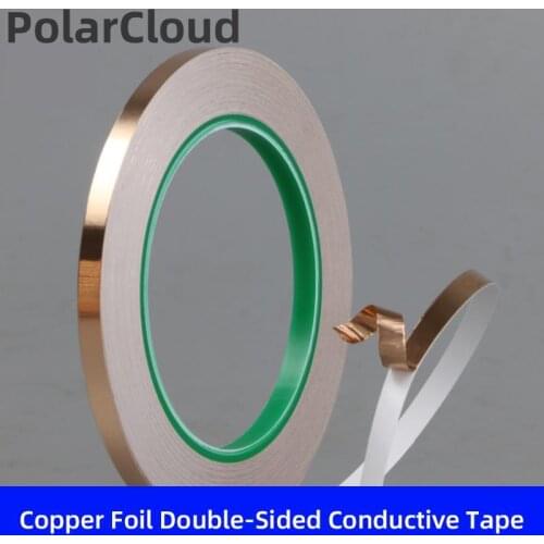 Copper Foil Tape Double-Sided Conductive Adolescent Science Education DIY Electronics SMT Circuit Course Materials Package Parts