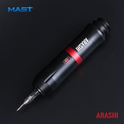 New Adjustable Stroke Tattoo Rotary Machine Pen Style Guns RCA Cord Permanent Makeup Machine Accessories for Tattoo Arashi
