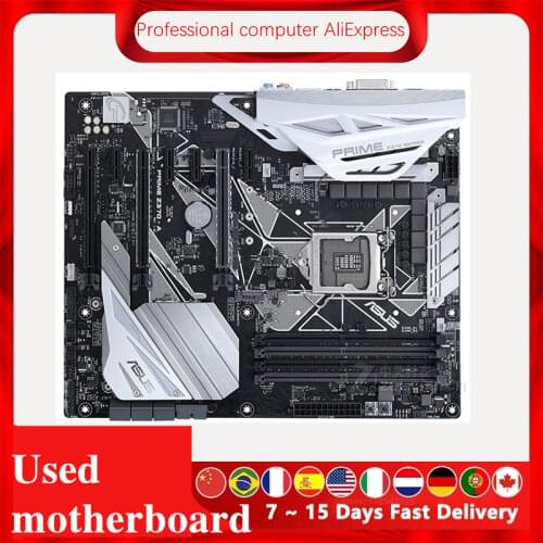 For Asus PRIME Z370-A Original Used Desktop Intel Z370 Z370M DDR4 Motherboard LGA 1151 i7/i5/i3 USB3.0 SATA3